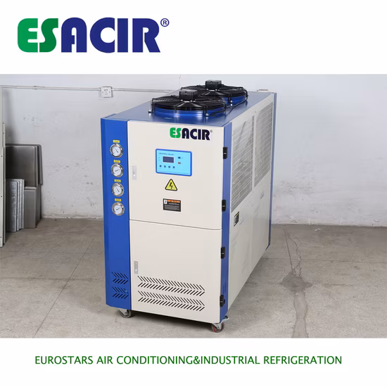 Raffreddatore d'acqua industriale raffreddato ad aria per il raffreddamento della birra nei birrifici